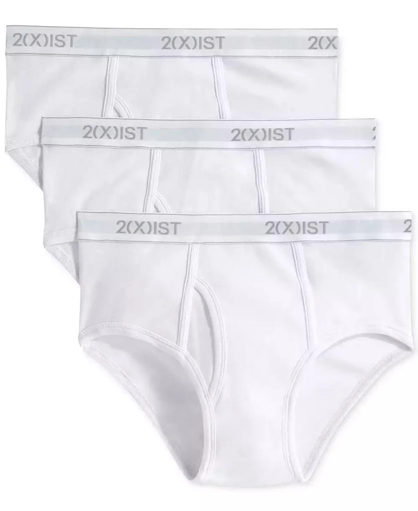 2(x)ist Fly Front Men's Cotton Briefs, 3-Pack 1