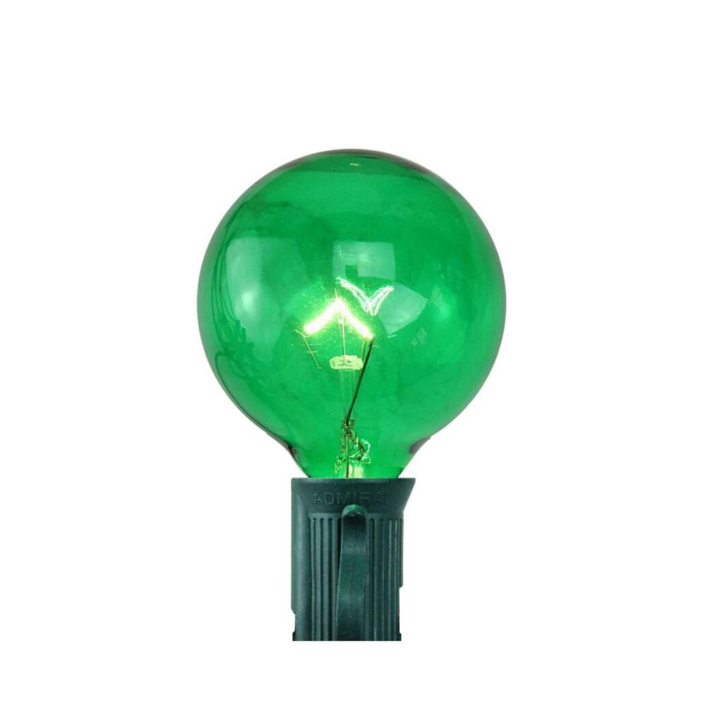 Northlight Pack of 25 Incandescent G50 Green Christmas Replacement Bulbs
