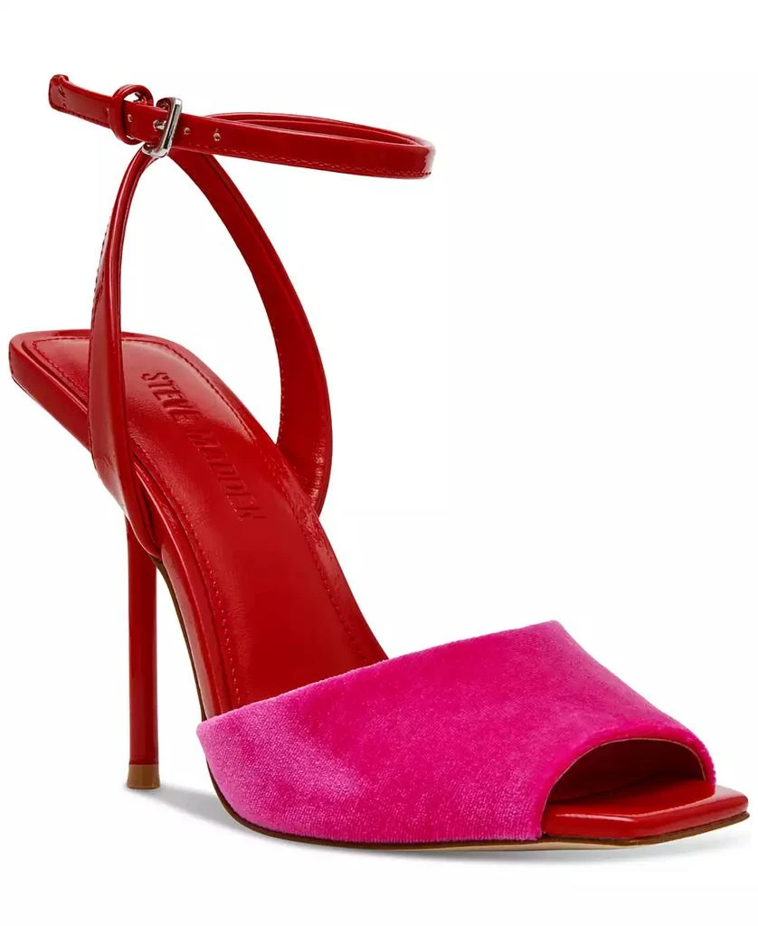 Steve Madden Women's Lilac Peep-Toe Two-Piece Sandals 1