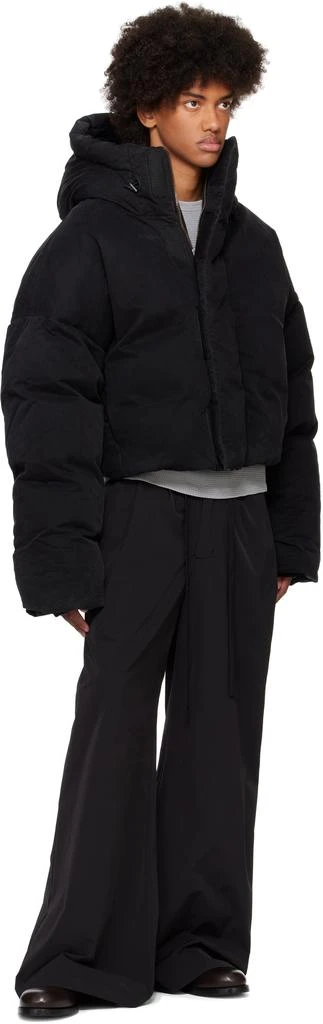 Entire Studios Black MML Hooded Puffer Down Jacket 4