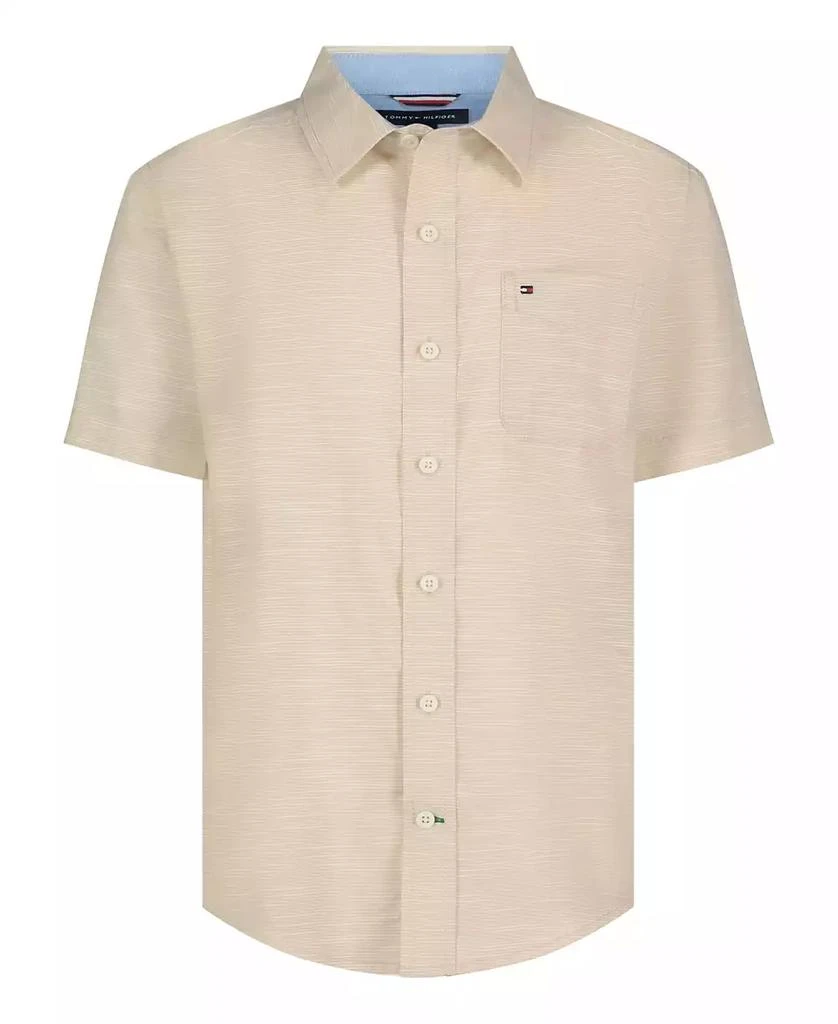 Tommy Hilfiger Big Boys Tommy Texture Shirt 1