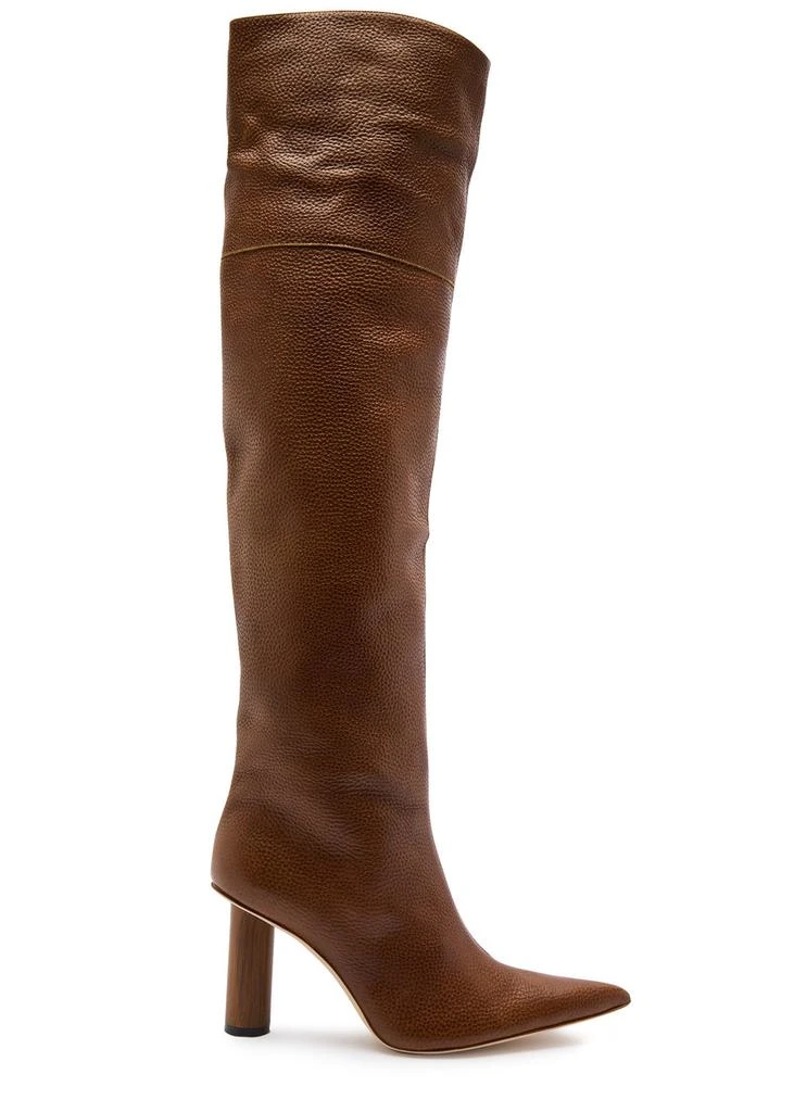 A.W.A.K.E MODE Maya 90 leather over-the-knee boots 1