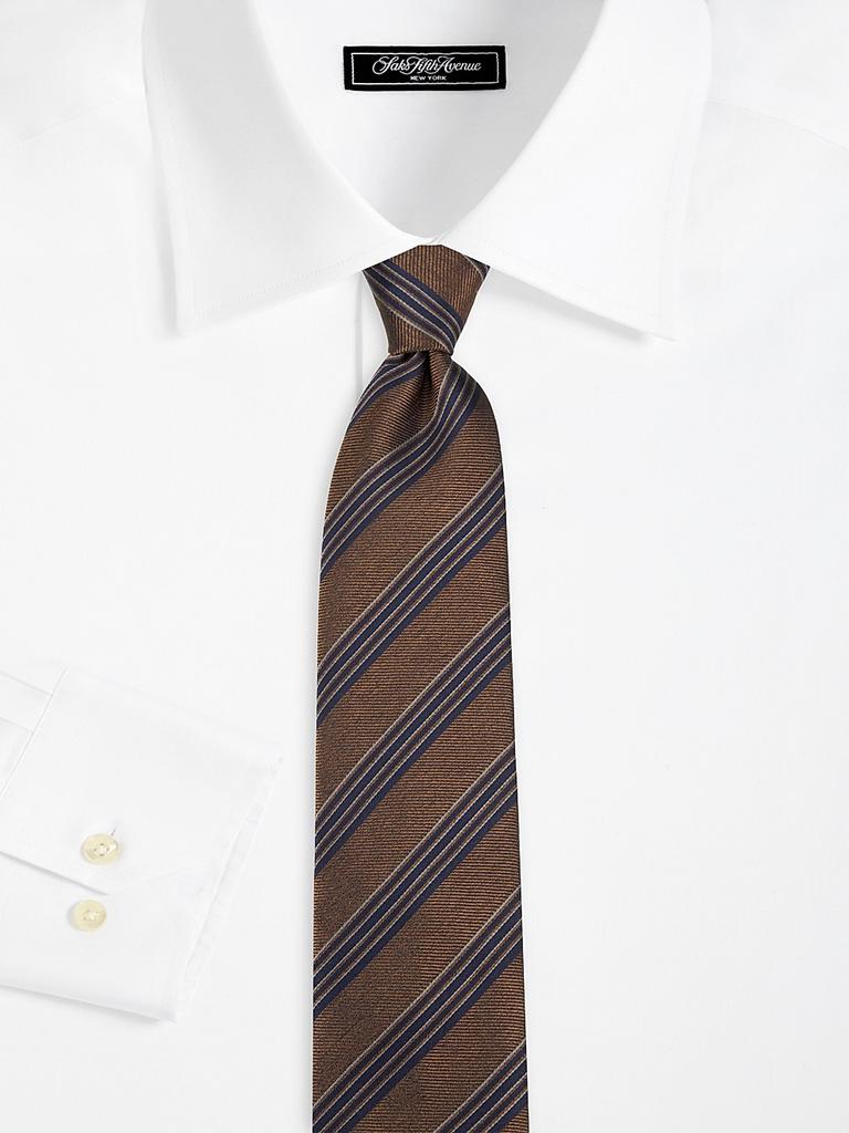 Canali Striped Silk Tie