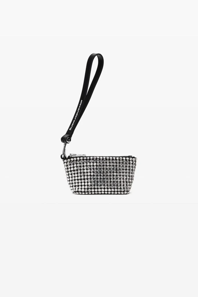 Alexander Wang coin purse in crystal mesh 1