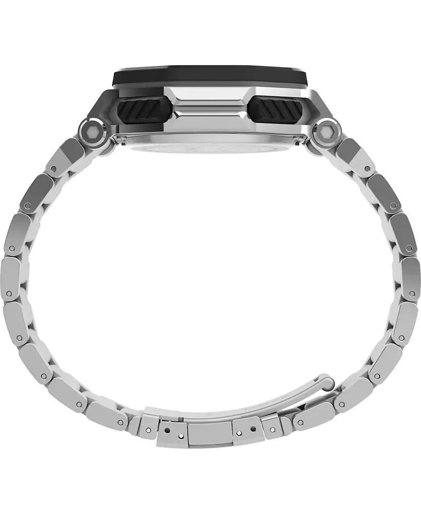 Timex UFC Men's Colossus Analog-Digital Silver-Tone Stainless Steel Watch, 45mm 3