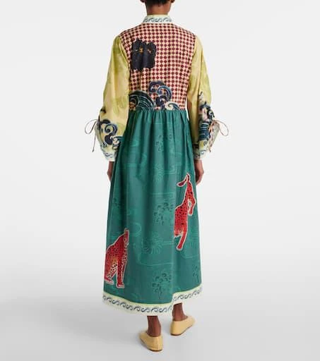 ALÉMAIS Rochester printed cotton shirt dress 3