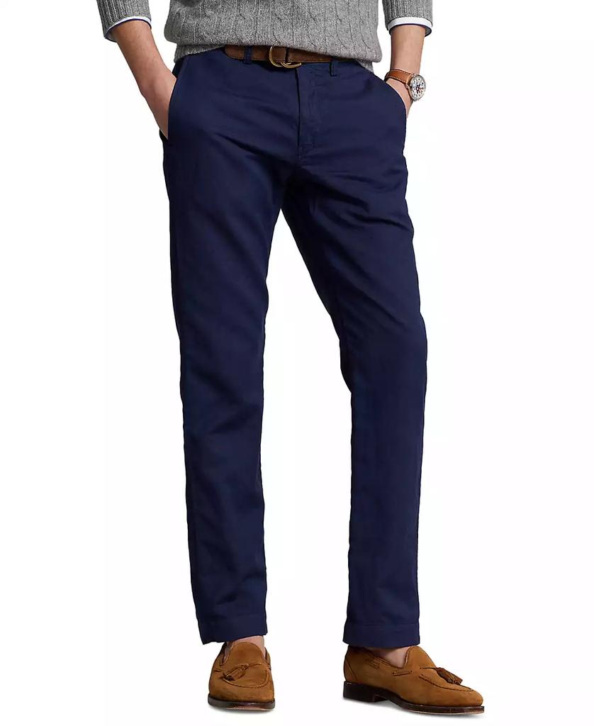 Ralph Lauren Men's Straight-Fit Linen-Blend Pants