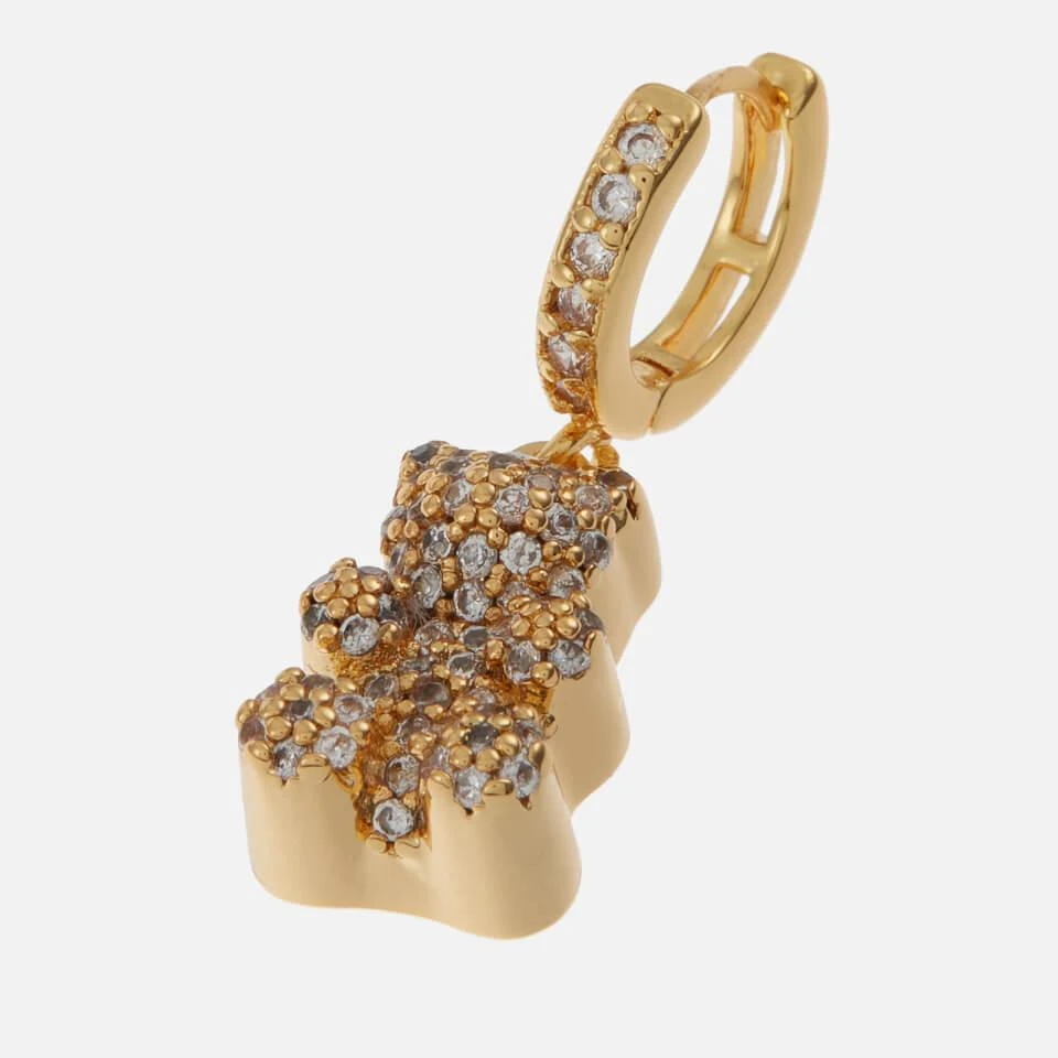 Crystal Haze Crystal Haze Nostalgia Bear Gold-Plated Crystal Earring 3