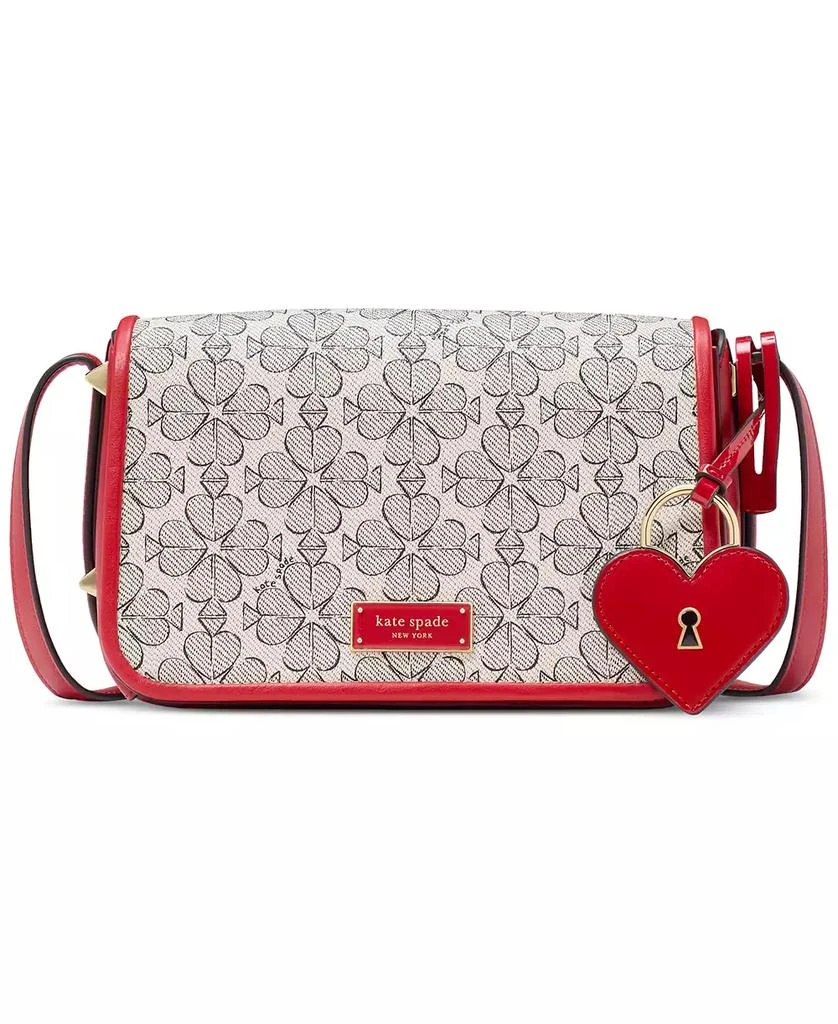 Kate Spade Liv Valentine's Day Spade Flower Canvas Crossbody Bag 1