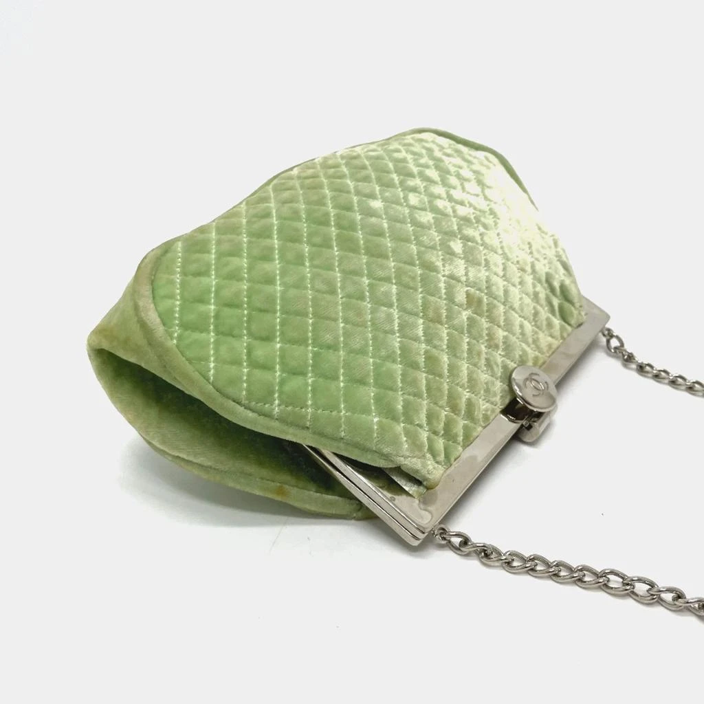 Chanel Chanel Green CC Mark Kisslock Bag Chain Shoulder Bag 3