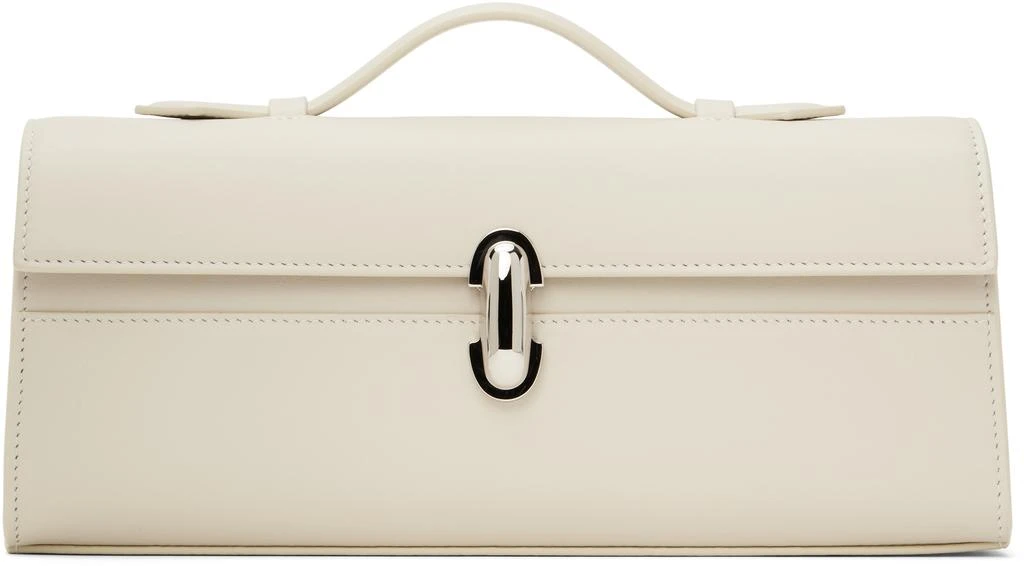 SAVETTE Off-White Slim Symmetry Pochette Bag 1
