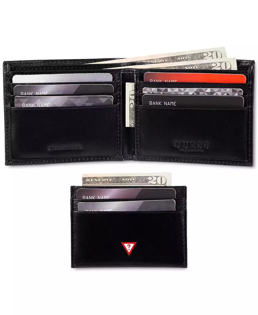 GUESS Men's RFID Slimfold Wallet & Card Case Set 5