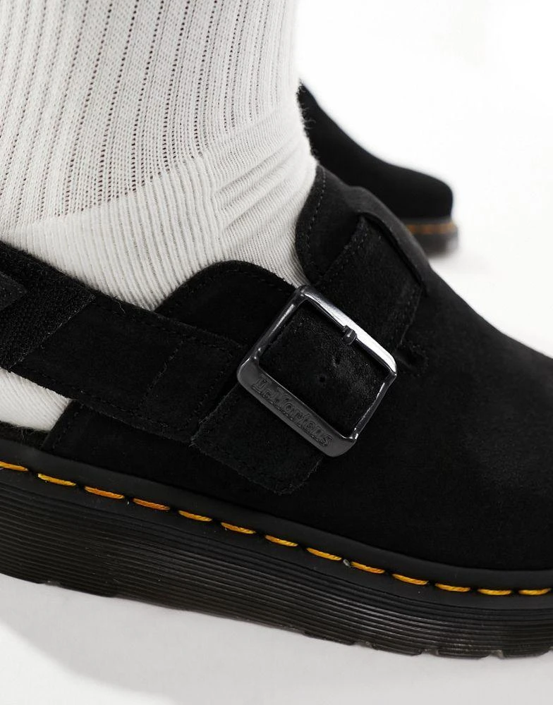 Dr. Martens Dr Martens unisex Jorge II mules in black suede 3