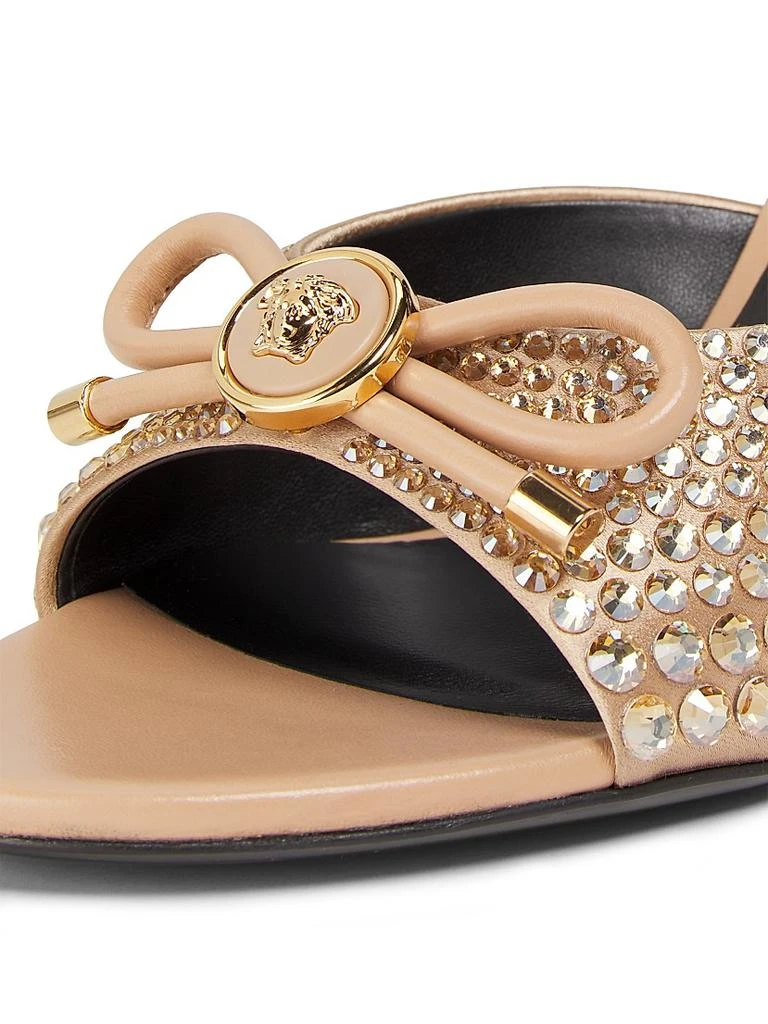 Versace 85MM Medusa Charm Leather Mules 5