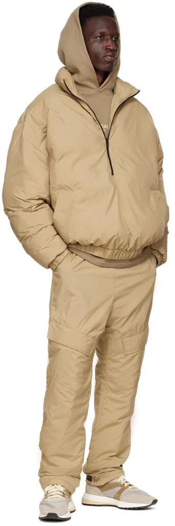 Essentials Tan Polyester Jacket 4
