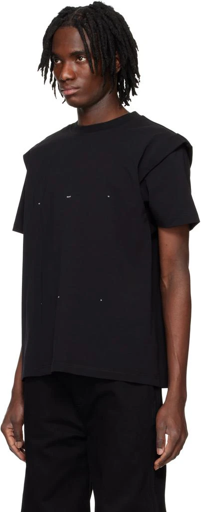 Heliot Emil Black Outline Logo T-shirt 4
