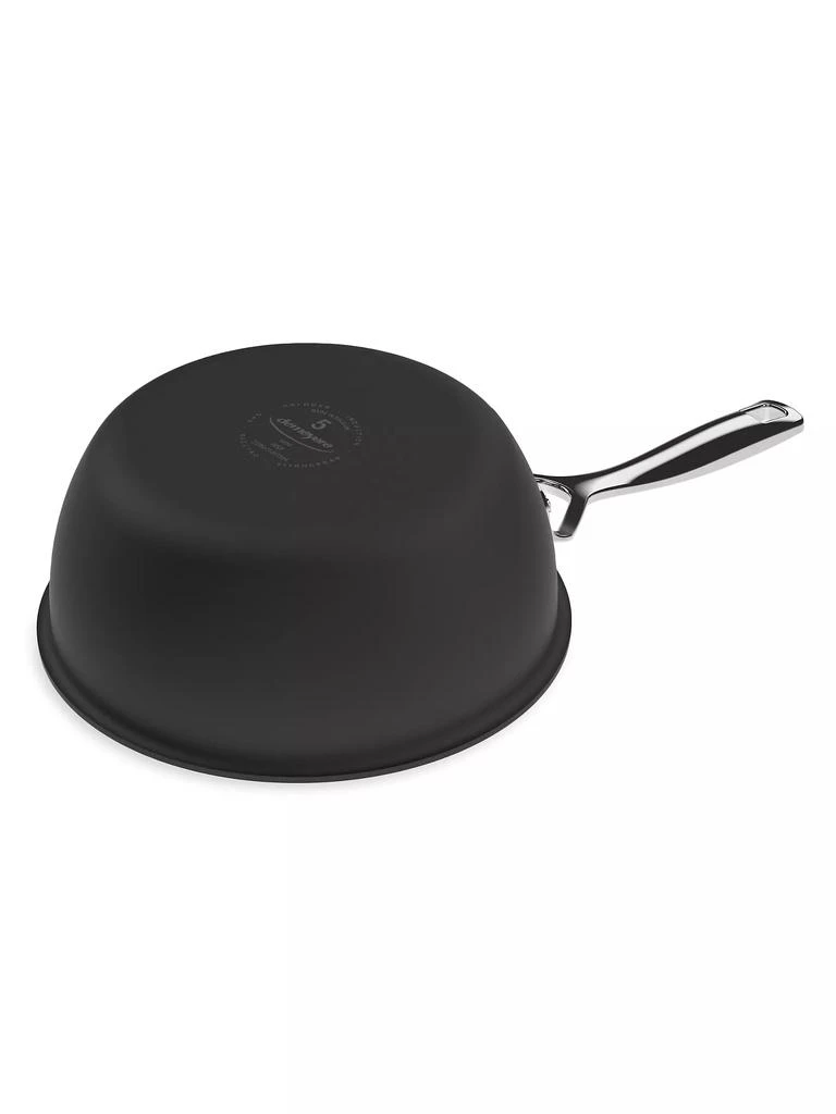 Demeyere Stainless Steel with Ceramic Exterior Coating 2 Quart Saucepan with Lid 6