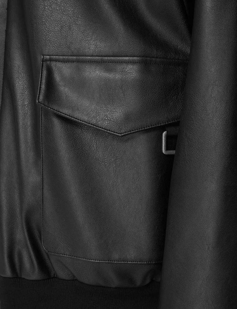 Team Wang Choices Faux Leather Padded Jacket 5