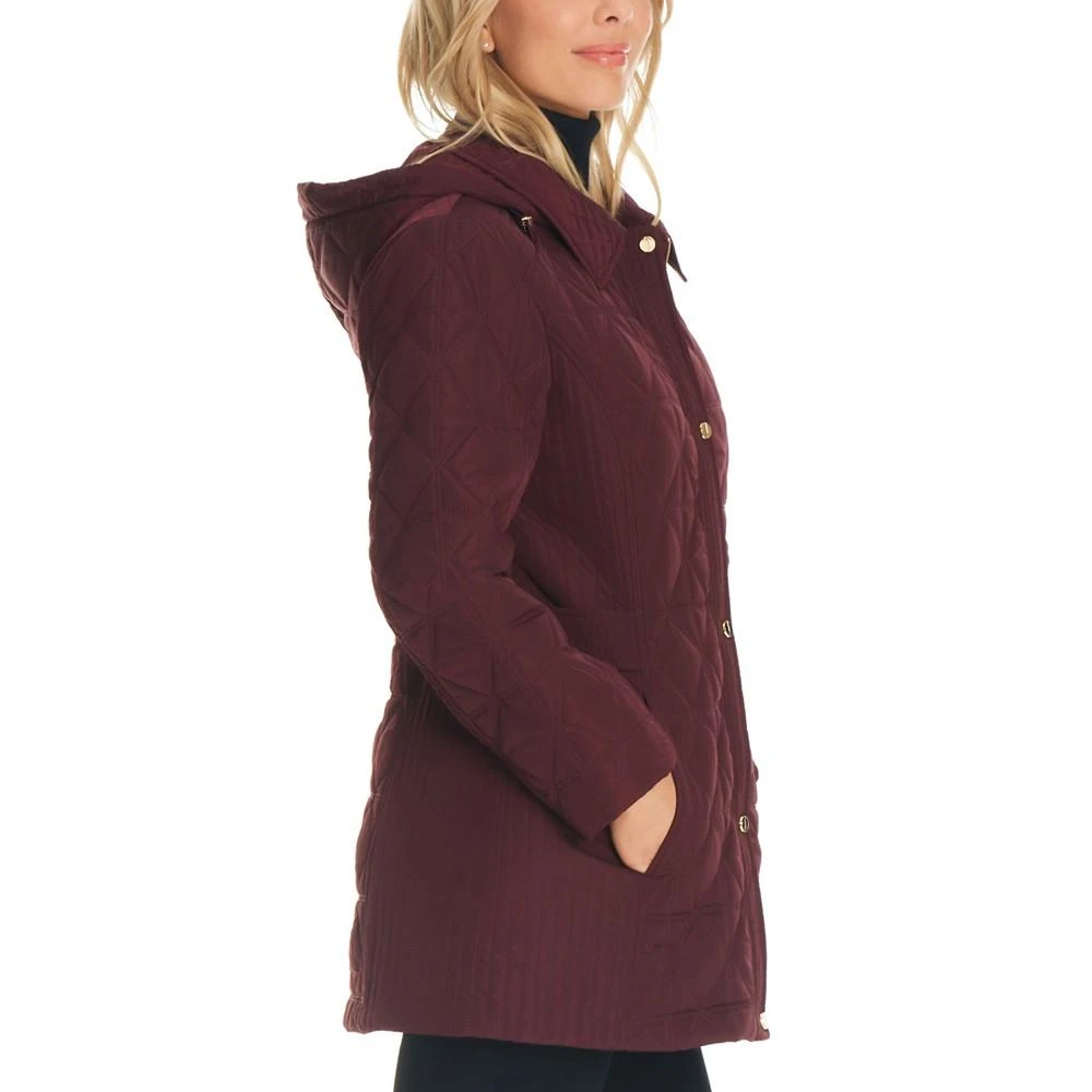 Jones New York Women's Hooded Quilted Coat 3