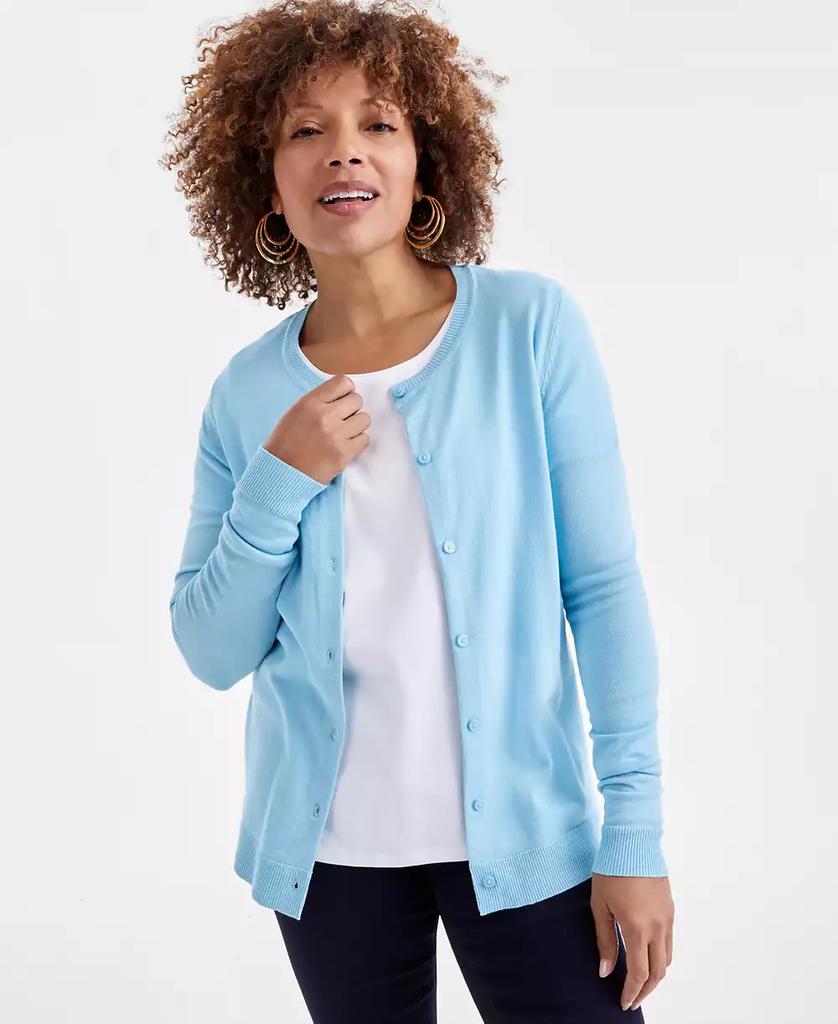 Style & Co Petite Fine-Gauge Tunic Sweater, Exclusively at