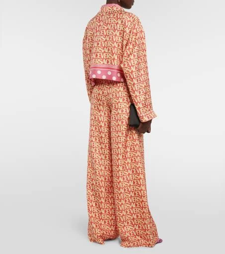 Versace Logo silk shirt 3