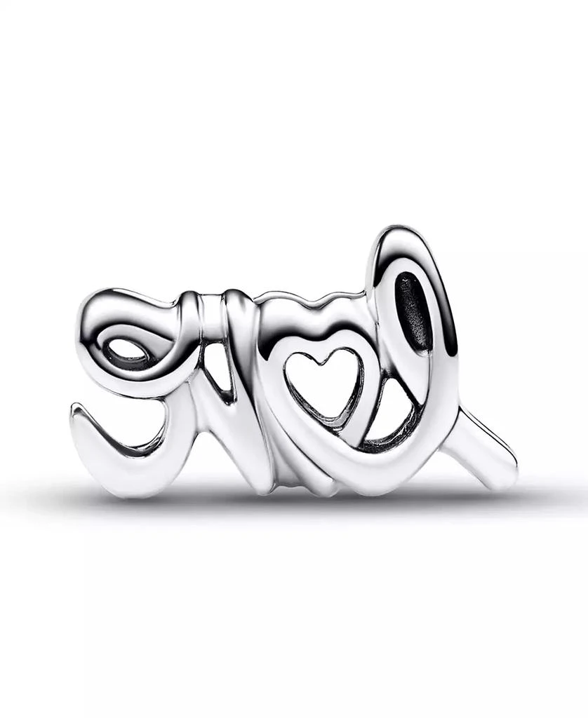 PANDORA Sterling Silver Handwritten "Love" Charm 2