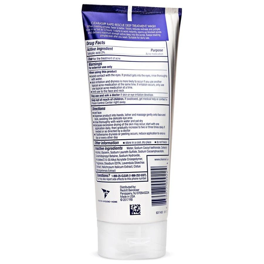Clearasil Rapid Rescue Deep Treatment Wash 3