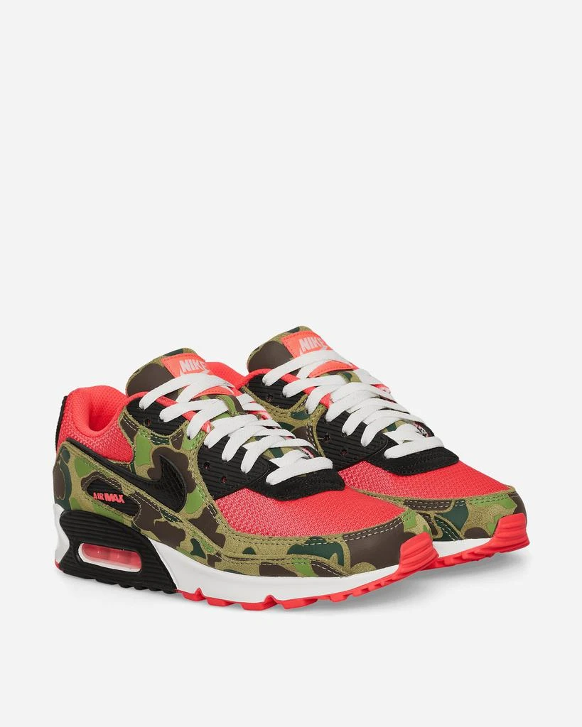 NIKE Air Max 90 Sneakers Dark Sage / Solar Red 2