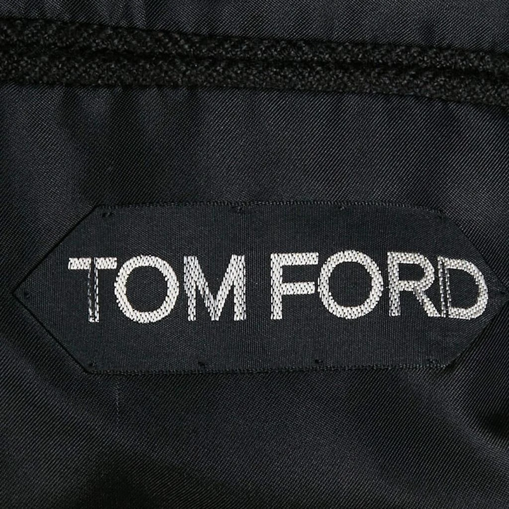 Tom Ford Tom Ford Black Silk Blend Single Breasted Blazer XXL 4