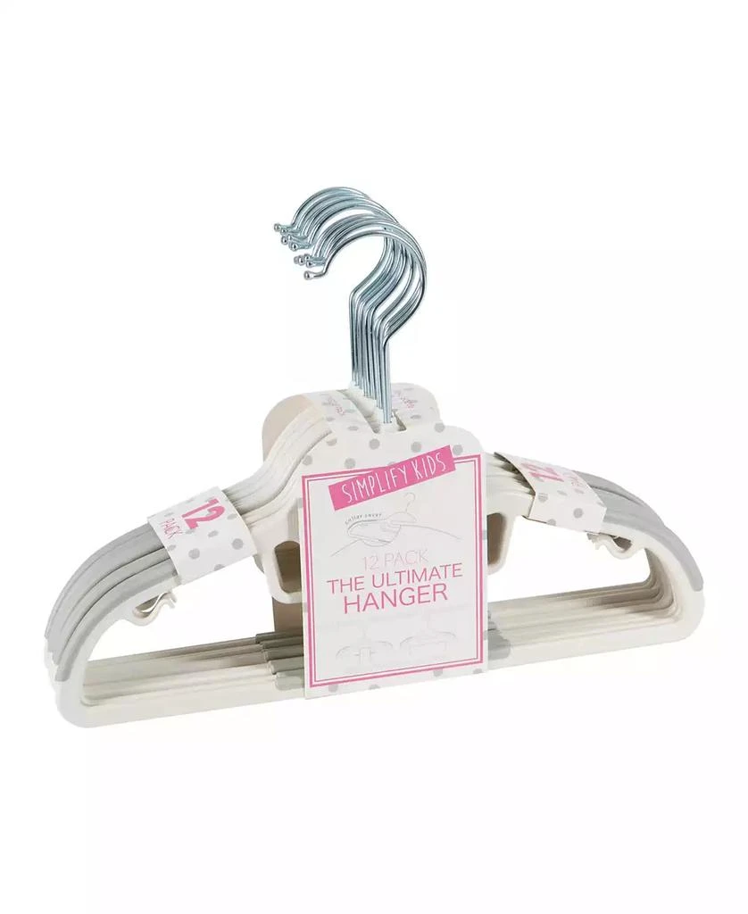 Simplify Kids 12 Pack Collar Saver Ultimate Hangers 1