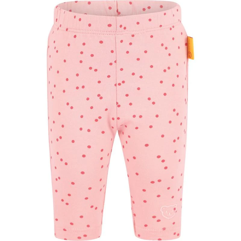Steiff Polka dot print baby pants in pink 1