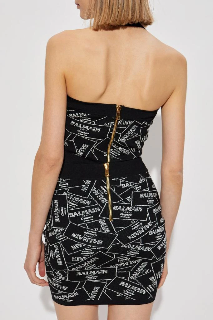 Balmain Balmain Logo Detailed Cropped Top 3