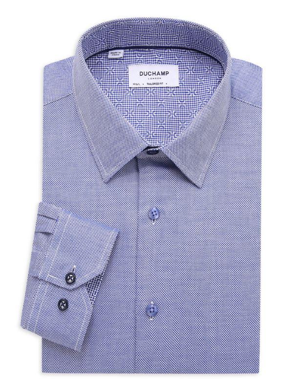 DUCHAMP LONDON Tailored Fit Woven Dress Shirt