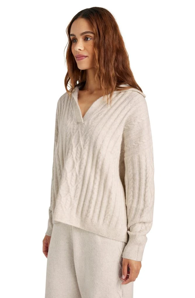 Splendid Stassi Cable Polo Sweater 6