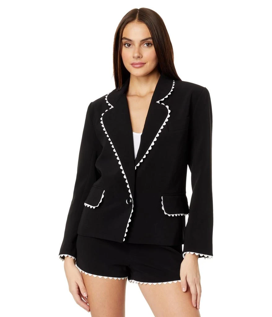 English Factory Rickrack Edge Blazer 1