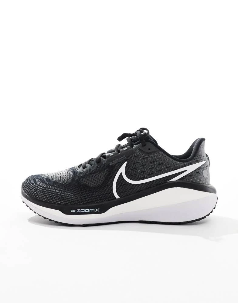 NIKE Nike Running Vomero 17 trainers in black and white 2