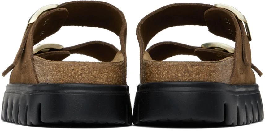 Birkenstock Brown Narrow Papillio Arizona Platform Sandals 2
