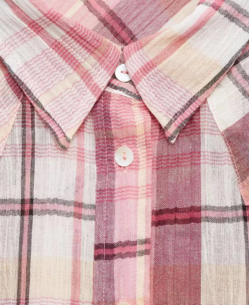 Mango Women's Check Cotton Shirt 9