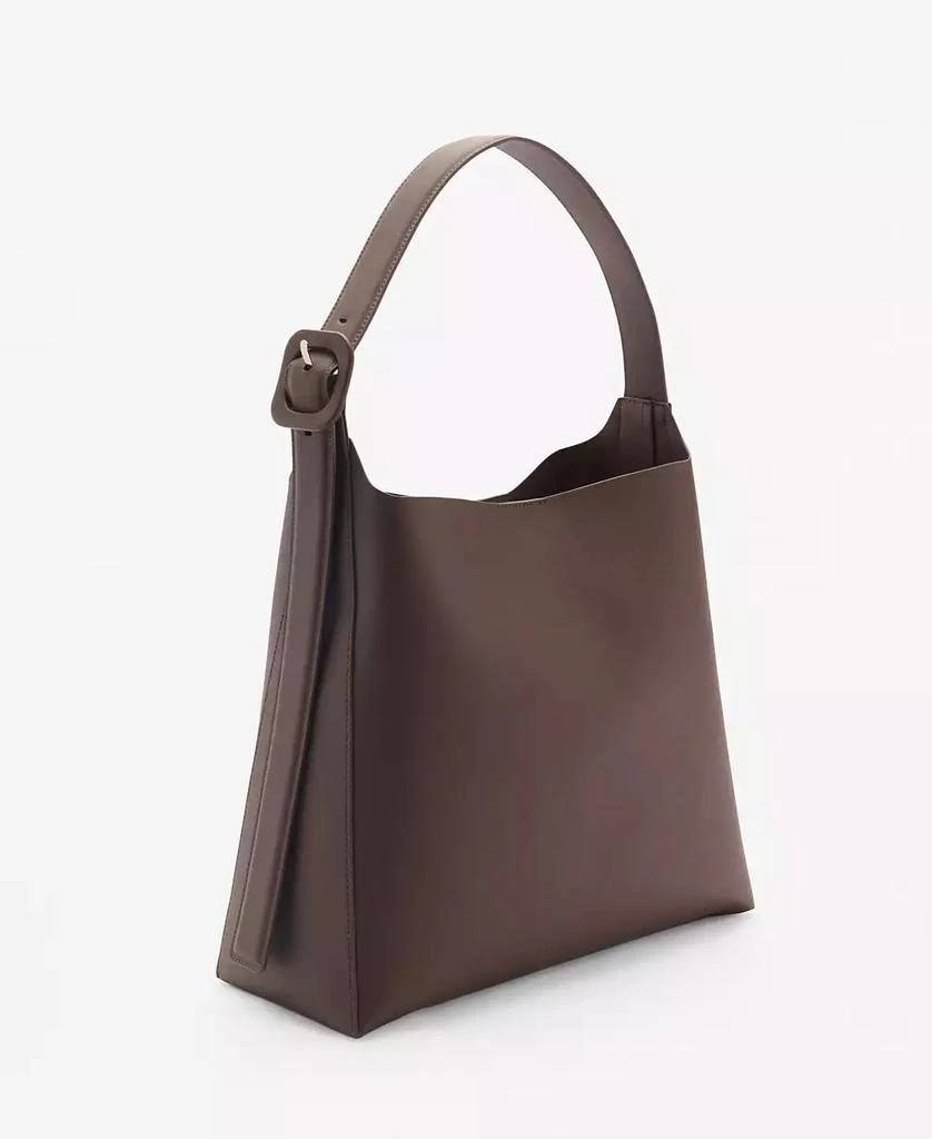 Mango Women's Buckle Detail Shopper Bag 1