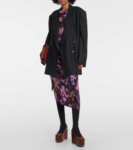 Dries Van Noten Leather-trimmed boots 2