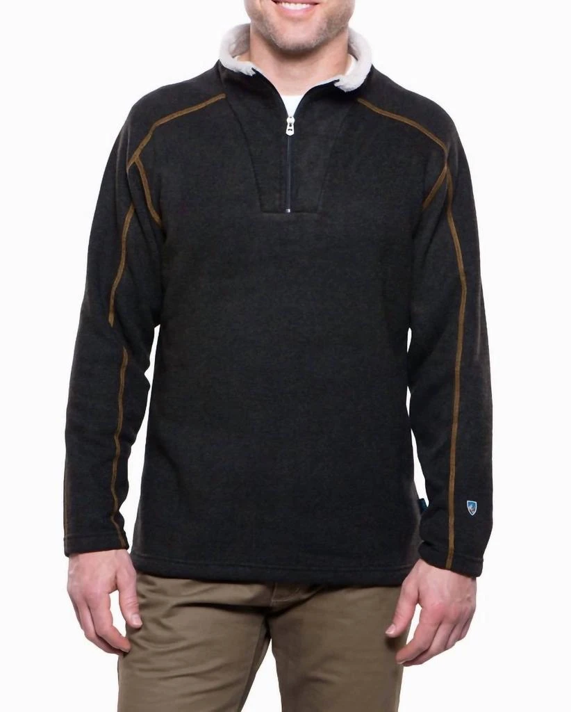 KUHL Europa 1/4 Zip Sweater In Charcoal 1