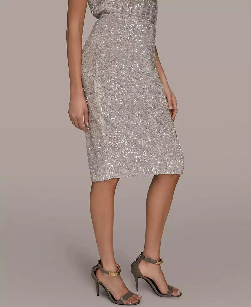 Donna Karan Women
s Sequin Detail Midi Skirt 3