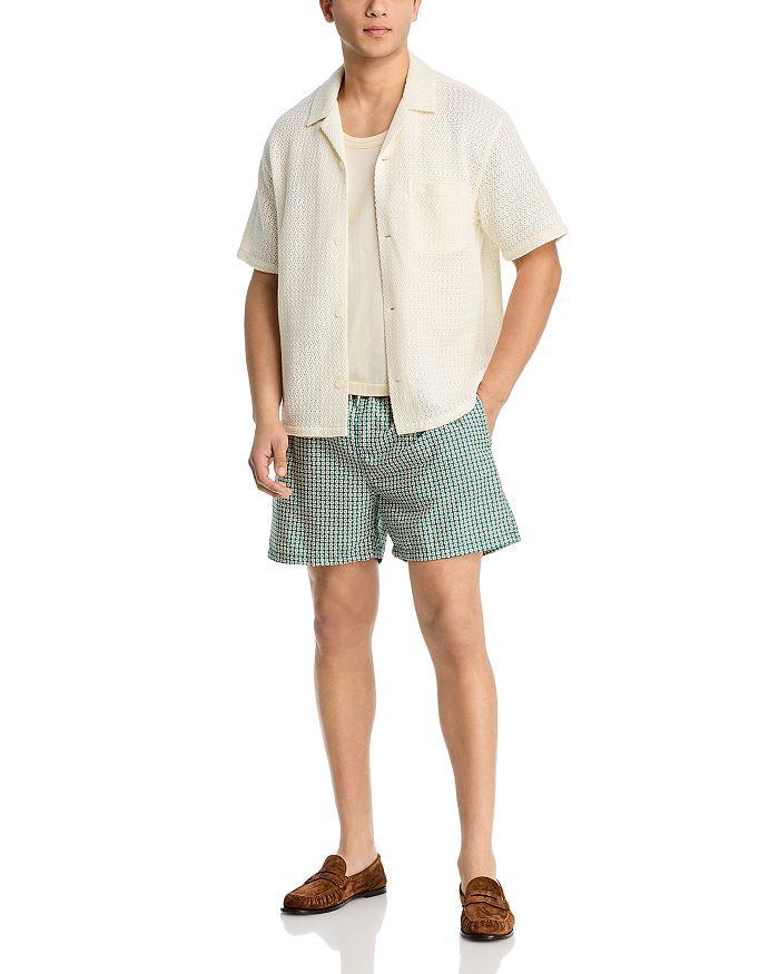 SIMKHAI Lowell Patterned Swim Trunks