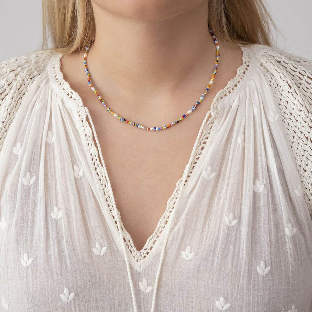 Anni Lu Anni Lu Petit Alaia Multicoloured Bead and Pearl Necklace