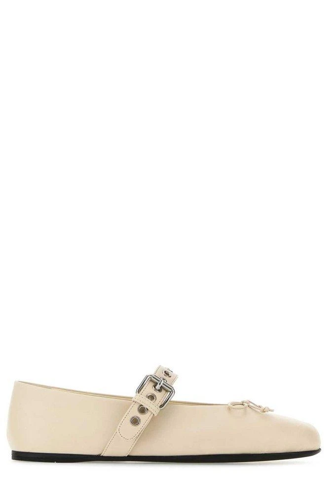 Miu Miu Miu Miu Bow-Detailed Ballerina Shoes 1