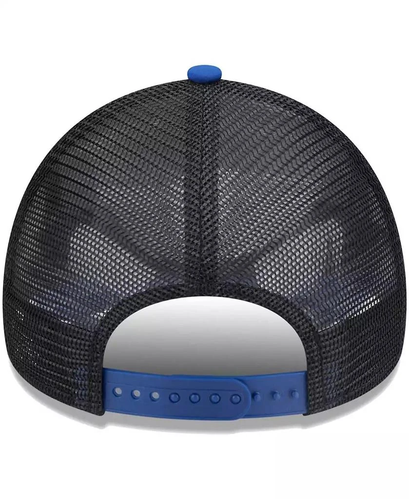 New Era Men's Blue Chelsea Overlay E-Frame Trucker Snapback Hat 3