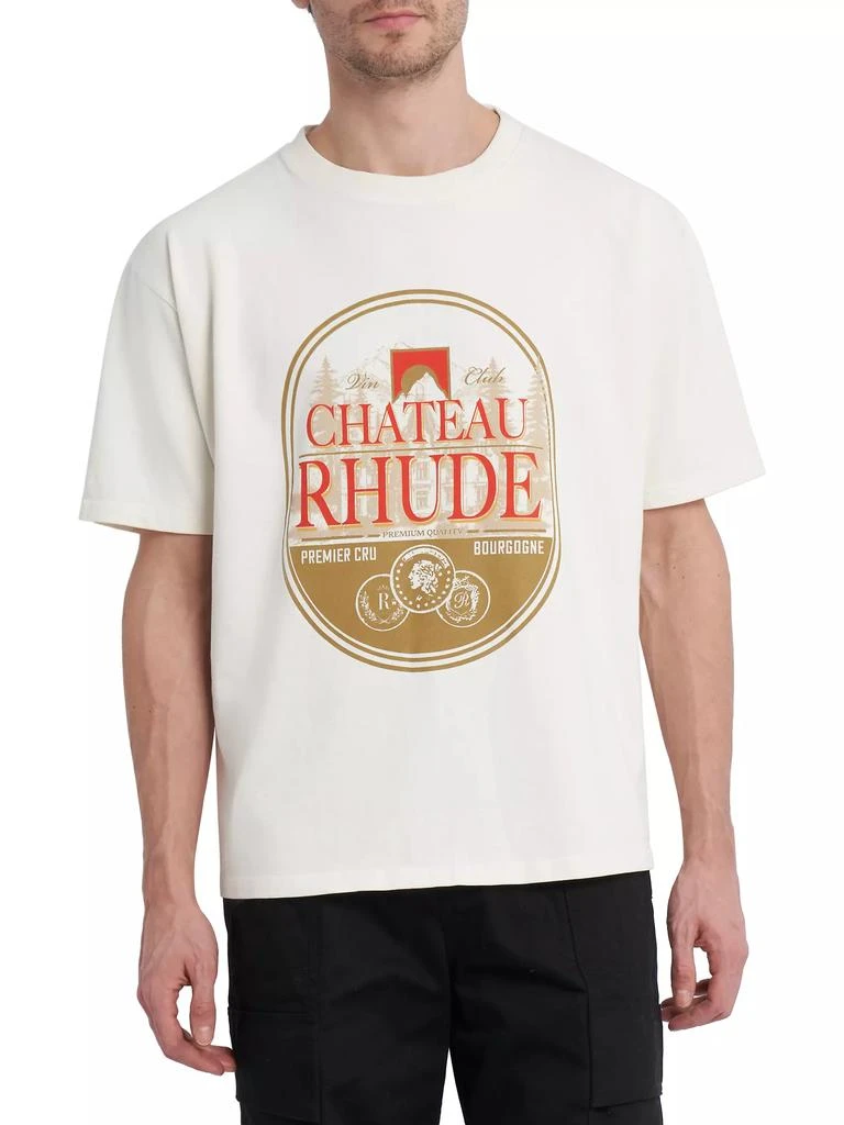 Rhude Premier Cru Logo Cotton T-Shirt 3