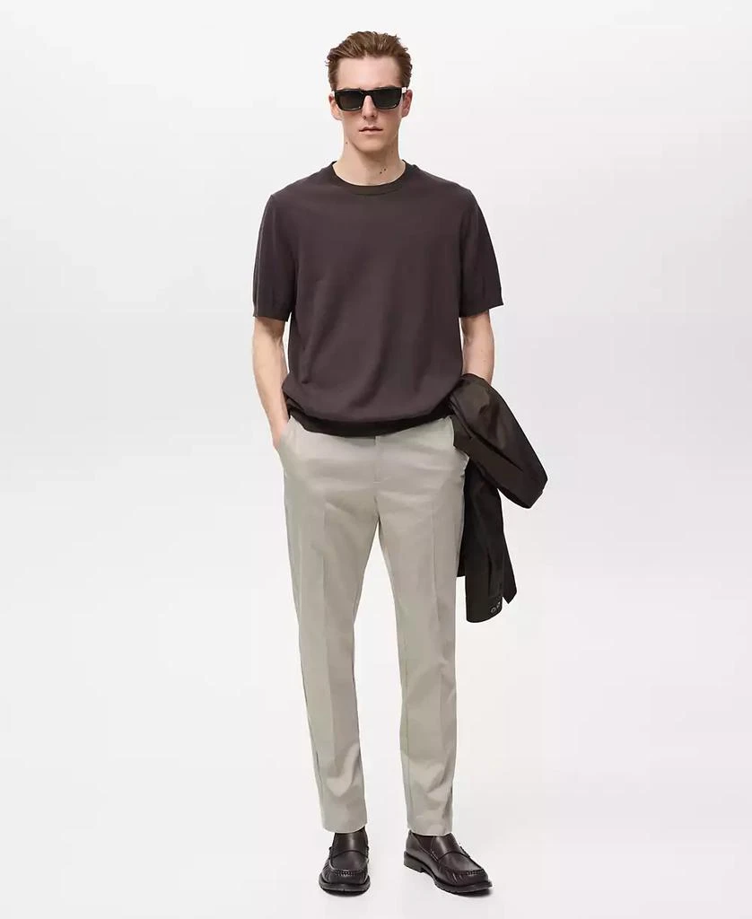 Mango Men's Slim-Fit Chino Trousers 4