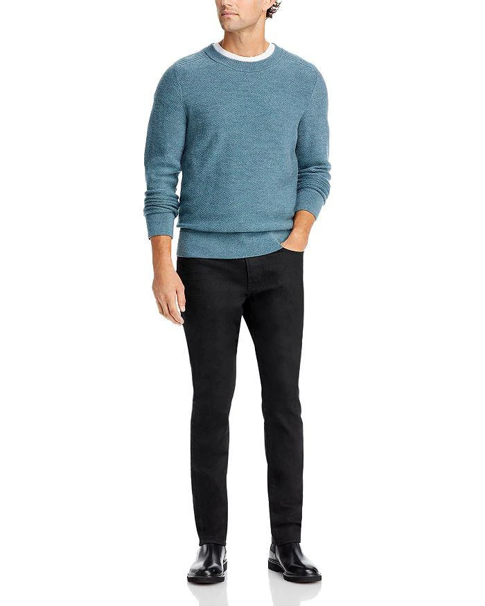 John Varvatos Star USA Bowery Slim Straight Fit Jeans in Jet Black 2
