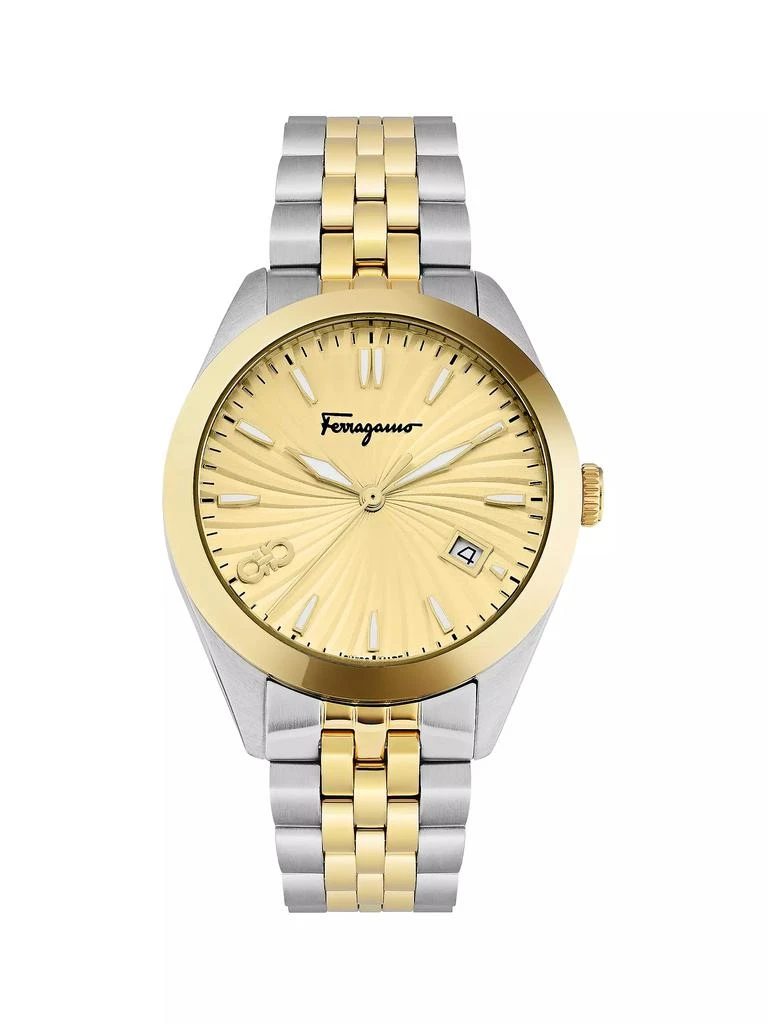 Salvatore Ferragamo Idillio Chronograph Stainless Steel Bracelet Watch 1